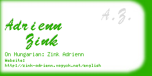 adrienn zink business card